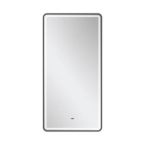 Зеркало Equil Stoune zkSTOUNE50-15 c подсветкой, черное, 50x90