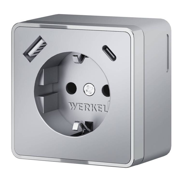 Розетка с заземлением Werkel Gallant W5071706