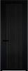 Межкомнатная дверь Profil Doors 3 AGP цвет профиля Черный, стекло безопасное 6 мм мору черный 600x2000