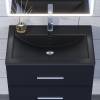 Раковина Uperwood Foster Quartz 291030035 черная матовая, космос, 70x45.5 фото 3