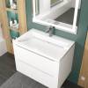 Раковина Uperwood Infinity RInfinity70wg белая глянцевая, 70x45 фото 4