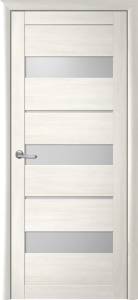 Межкомнатная дверь Albero Прага Глянец остеклённая белый 900x2000