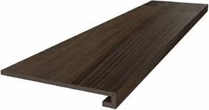 Ступень Kerama Marazzi Про Вуд DL501720R\GCF клееная коричневый 119.5x33