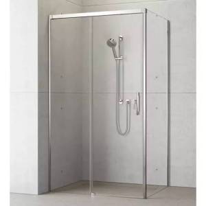 Душевой уголок Radaway Idea KDJ 140х75 см левый, стекло прозрачное, профиль хром