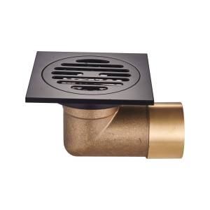 Душевой трап Raglo R605.10.06 черный, 10x10 см