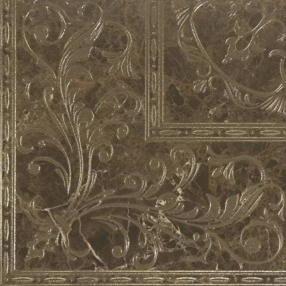 Декор Gracia Ceramica Bohemia 10305001009 brown decor PG 01 45х45
