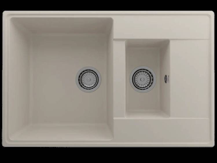 Мойка кухонная Ulgran Quartz Prima 780 1,5 K-02 лен