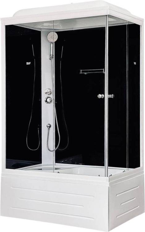 Душевая кабина Royal Bath BP RB8120BP5-BT-L с высоким поддоном, с сиденьем