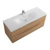 Тумба с раковиной BelBagno MARINO-CER-N-1200-2C-SO-WO-P подвесная, Rovere Bianco, 51.6x121x46 фото 3