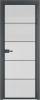 Межкомнатная дверь Profil Doors 5 AX цвет профиля Серая ночь, стекло безопасное 6 мм мору осветленное 700x2000