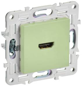 Розетка HDMI IEK Skandy SK-H10-K06 мятный