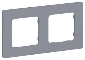 Рамка 2-постовая IEK Flite FI-M22-32-20-K35 маренго