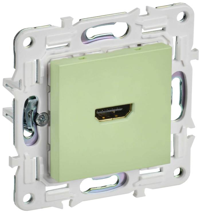 Розетка HDMI IEK Skandy SK-H10-K06 мятный