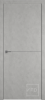 Межкомнатная дверь Владимирская Фабрика Дверей экошпон VFD URBAN 1, глухая, Antic Loft, Silver Mould 600x2000