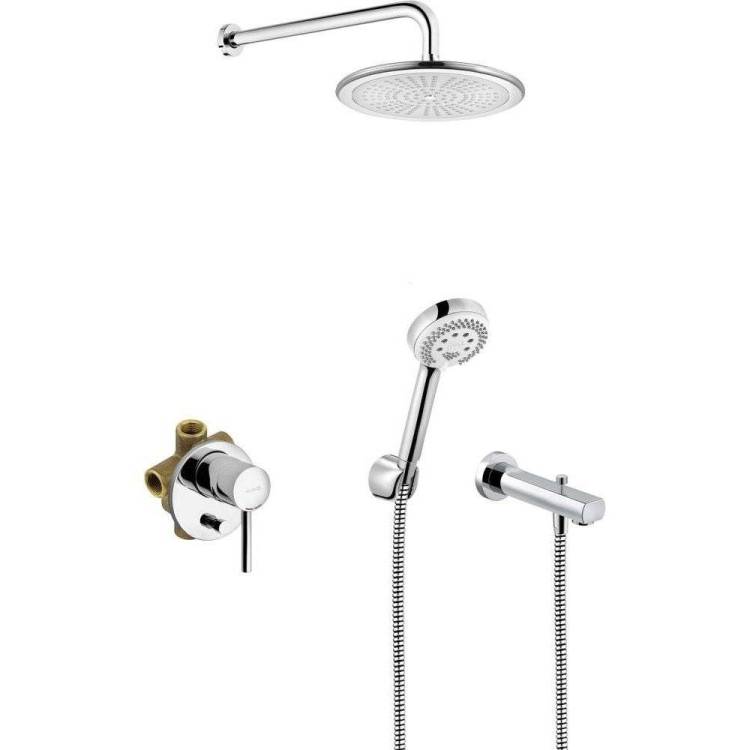 Душевой комплект Kludi Bozz 386310576 с внутренней частью