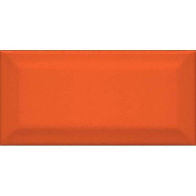 Керамическая плитка Kerama Marazzi Клемансо 16075 Оранжевый Грань 7.4x15
