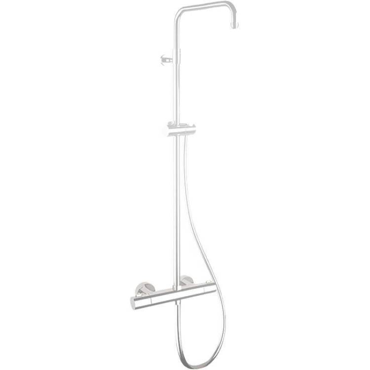 Душевая система Remer Elegance EQ32ASSDBO белый матовый, с термостатом