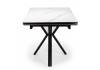 Кухонный стол Notta Старлайт 622888 snow alpin / черный фото 5