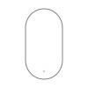 Зеркало Fixsen FX-3120F с LED подсветкой, графит, 50x120 см