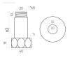 Соединение прямое Luxon 1"x1/2" гайка/штуцер, хром (пара) фото 6