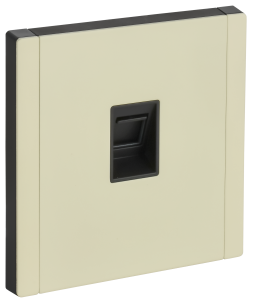 Розетка компьютерная RJ45 IEK Forte&Piano FP-K10-1-M-K41 серый сланец