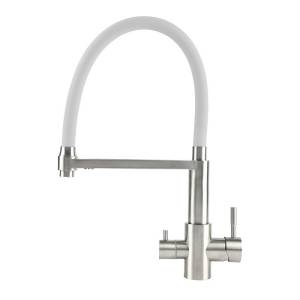 Смеситель для кухни Osgard Resa 88393 под фильтр, белый