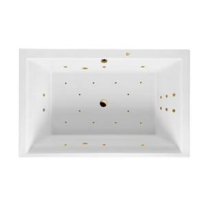 Акриловая ванна Excellent Crown Lux 190x120 "ULTRA" (золото)