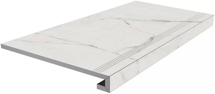 Ступень Kerama Marazzi Монте Тиберио SG850092R/GCF клееная бежевый светлый лаппатированный 33x80x0.9