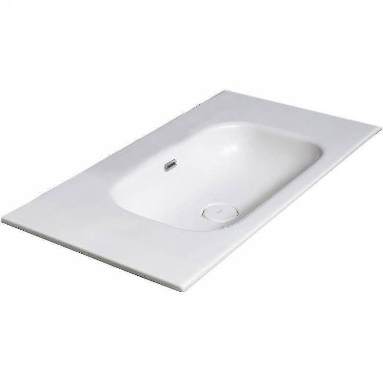 Раковина Armadi Art Vallessi 838-080-WG моноблок, 80 см, белая глянцевая