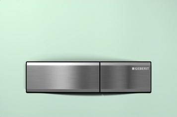 Кнопка смыва Geberit Sigma 50 115.788.SE.5 зеленый, хром