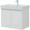 Тумба с раковиной Aquanet Nova Lite 75 302526 подвесная, белый глянец фото 3