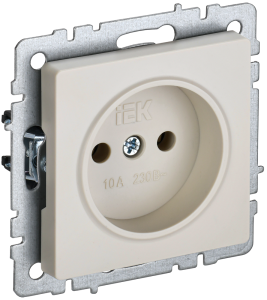Розетка 1-местная IEK Brite BR-R10-10-K10 бежевый