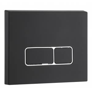 Кнопка для инсталляции Weltwasser Marberg WW MARBERG 410 SE MT-BL черная матовая, нажимная, квадратная