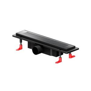 Душевой лоток Am.Pm PrimeFlow W02SC-P11-040-01BM универсальный затвор Cut Gradient 40 см, черный матовый