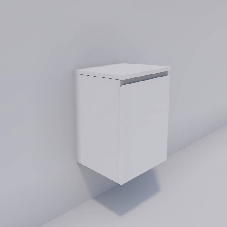Тумба La Fenice Vita Bianco 40 правый, белый матовый
