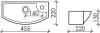 Рукомойник Ceramica Nova Element CN6038L фото 6