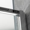 Душевой уголок Vincea Slim-U VSR-2SU9012CLB профиль матовый черный 120x90 фото 6