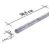 Вставка Skalini Curbs BE-2 Серая 2x30.5 фото 4