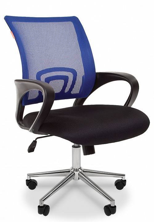 Кресло компьютерное Chairman 696 хром 00-07077472, 7077472 Синий/Хром