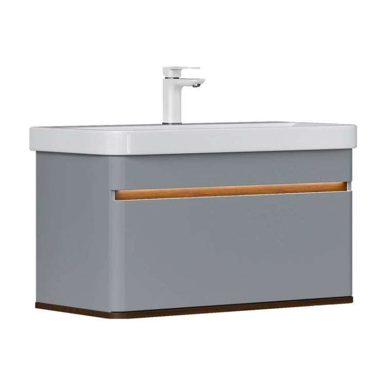 Тумба под раковину Equil Elegante tpELGNT80.1Y (9595)-24.26 подвесная, мэйджик, дуб голиано, 80x38.4