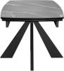 Стол Дик SKU120 00-00066502 керамика серый мрамор/подстолье черное/опоры черные фото 6