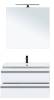 Мебель для ванной Aquanet Lino 90 271957 белый матовый, 1383x900x500 фото 5