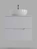 Тумба с раковиной Orange Line Li-60TuwMDF+B07-420W белая матовая, 60 см фото 3