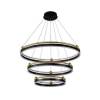 Люстра Crystal Lux Fernando Sp158W Led D400+600+800 Black/Gold