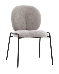 Стул Stool Group Моллек AV 438-Fl81-9005 светло-серый, букле
