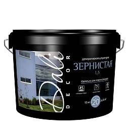 Декоративная штукатурка Dali Decor Зернистая 1.5 15 кг