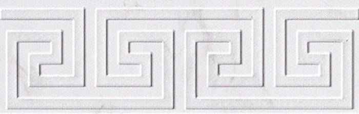 Бордюр FAP Ceramiche Roma fLT2 Greca Calacatta Listello 8x25