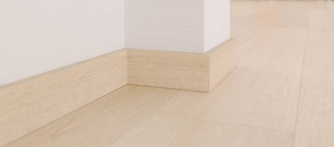 Плинтус Fine Floor Wood FF-1433 Дуб Роан 2400x60x12.5