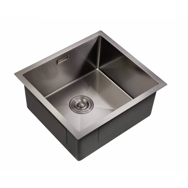 Мойка кухонная Milacio Denia 48 MC.77449 Steel сталь вороненая