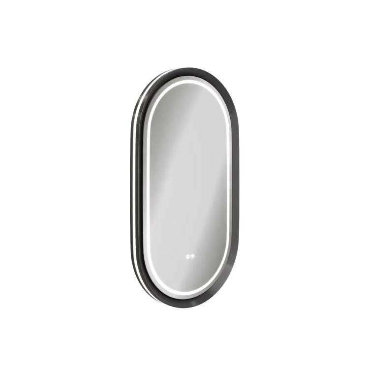 Зеркало Teymi Iva Magic Black T20622 с подсветкой и подогревом, сенсор, 50x90